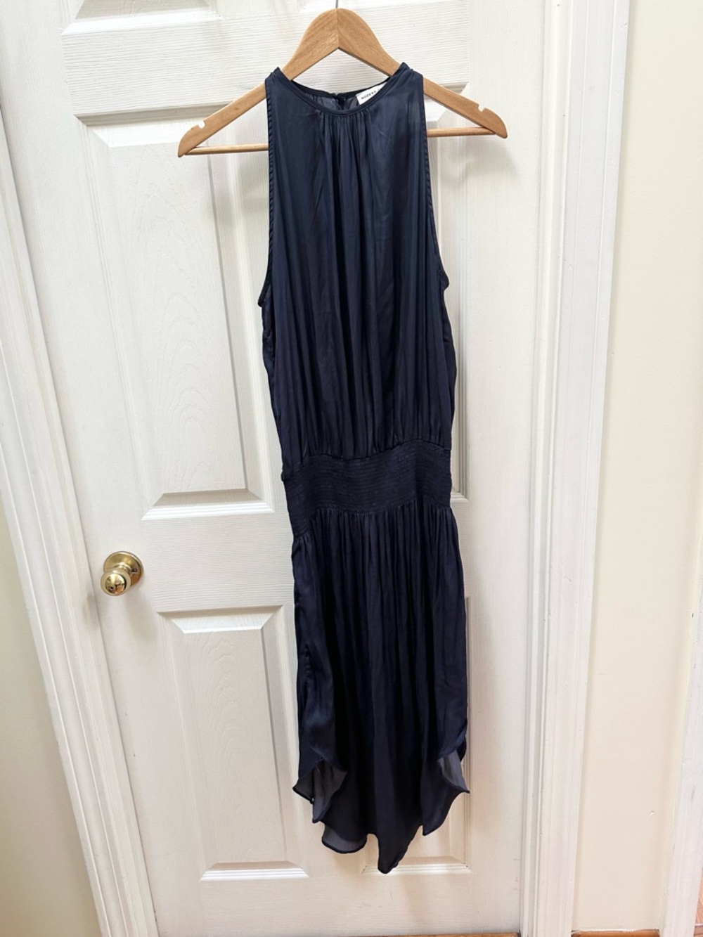 Modern Citizen Drop Waist Dress Sleeveless navy blue tank midi m medium